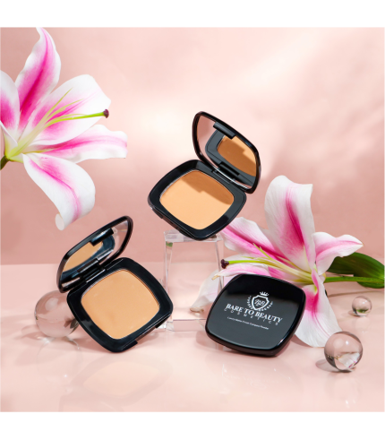 LUXURY MATTE-FINNISH COMPACT POWDER Mystic Biege (03)